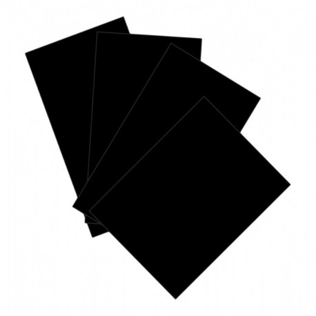 Tarjetas negras tamaño A2 de papel de 220 g/m², paquete de 50 hojas, de la marca House of Card & Paper