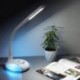 Wilit Q8B LED Lámpara de Mesa Regulable de Escritorio, con Panel Táctil para La Luz de Color y 3 Niveles de Brillo, Placenter