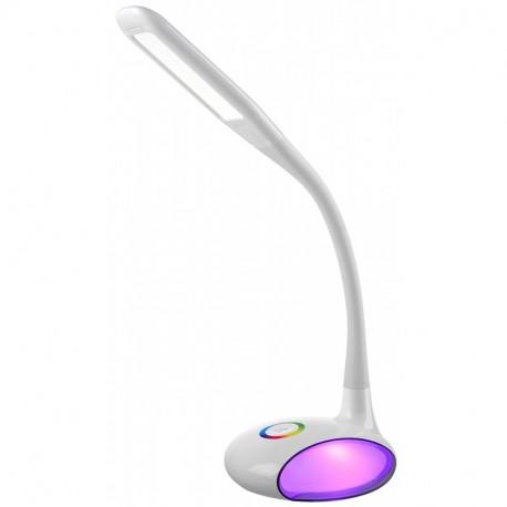 Wilit Q8B LED Lámpara de Mesa Regulable de Escritorio, con Panel Táctil para La Luz de Color y 3 Niveles de Brillo, Placenter