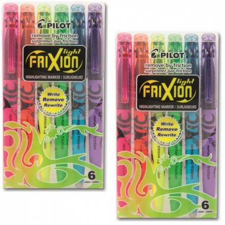 Rotulador borrable FriXion de Pilot, color multicolor 12 unidades