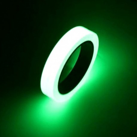 UEETEK Luminoso de advertencia antideslizante fluorescente Glow adhesivo ADVERTENCIA cinta etiquetas noche