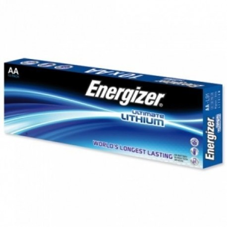 Energizer Ultimate Lithium AA Mignon Pila Pack 10 uds., 1,5V, Li-FeS 2