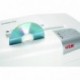 HSM Shredstar X13 - Destructora de documentos, 4 x 37 mm, color blanco plata