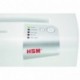 HSM Shredstar X13 - Destructora de documentos, 4 x 37 mm, color blanco plata