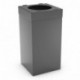 PoubelleDirect - Recolector de desechos, de plástico, cubo de basura para reciclaje, de 80 l, color rojo