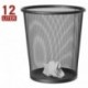ArtMoon MESH Papelera 12L Negra Acero Recubierto de Polvo