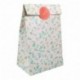12 bolsas de papel Kraft Bolso del regalo de la galleta con el patrón de flores etiqueta de estilo coreano de embalaje para a