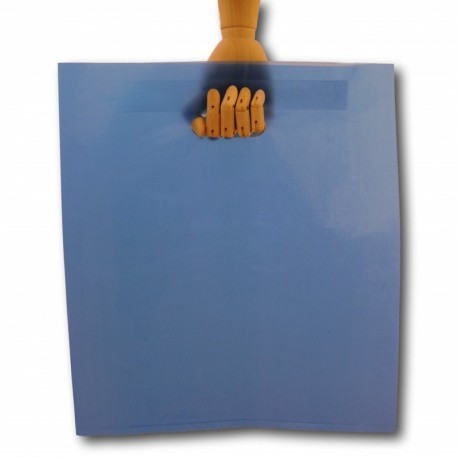 Eposgear® 100 extra grande azul tienda de regalos Boutique bolsas de plástico asa de perforación 12.4 "x 14" 315 mm x 355 mm