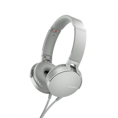Sony MDR - XB550AP - Auriculares de diadema Extra Bass micrófono integrado compatible con Smartphones, diadema metálica adap