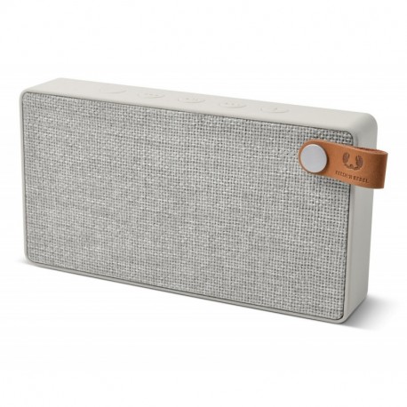 Fresh ‘n Rebel Rockbox Slice - Altavoz Bluetooth Inalámbrico Portátil Gris claro