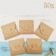 JZK 50 x Marrón papel kraft sobres caso caja para CD DVD instantáneas fujifilm fotos favores bolsas favor fiesta para boda cu