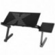 puqu 360 ° portátil ajustable mesa para portátil plegable soporte de escritorio con ventilador de refrigeración plegable band