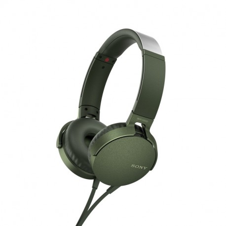 Sony MDR-XB550APG - Auriculares de Diadema Extra Bass micrófono Integrado Compatible con Smartphones, Diadema metálica Adapt