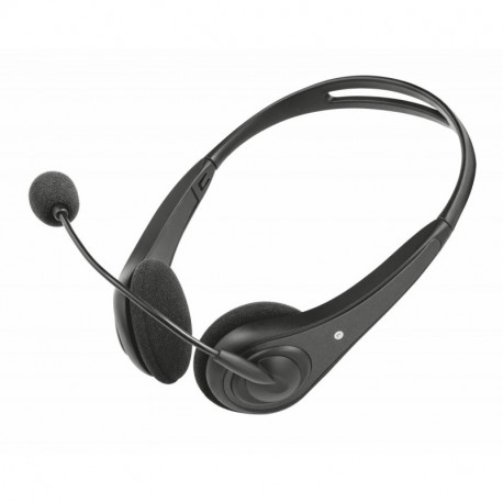 Trust InSonic - Auriculares con micrófono para PC, Color Negro