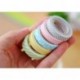 Cosanter 5PCS Cintas Adhesivas Sticky Washi Cinta Decorativa para el Arte DIY Variedad de Opciones