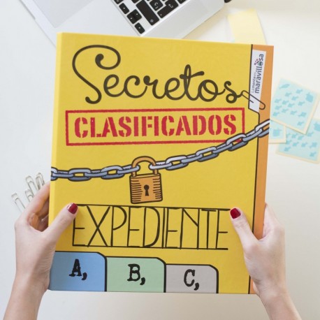 La mente es maravillosa-Archivador original-Regalo para amiga con dibujos-SECRET