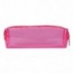 Covermason Caramelo Color Caja de lápices Transparente Estuches Rosa caliente 