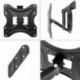 Duronic TVB420 Soporte TV de Pared Inclinable y Giratorio para Pantalla Televisor, Monitor de 17" a 56" Pulgadas hasta 25 kg 