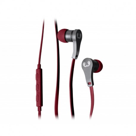 Fresh n Rebel Lace Earbuds | Ruby - Auriculares Binaurale, Dentro de oído, Burdeos, Digital, Alámbrico, Play/Pause,Volume +
