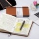 Cuaderno Rayas/Lined Notebook A5 con Bolígrafo Bucle - Lemome Diario Tapa Dura con Bolsillo Para Escribir en Página + Divisor
