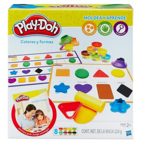 Play-Doh Moldea y aprende Colores,, 20 x 22 cm Hasbro B3404105 