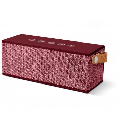 Fresh ‘n Rebel Rockbox Brick - Altavoz Bluetooth Inalámbrico Portátil Rojo