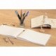 Cuaderno de Dibujo A4 de 80 Hojas - Gramaje de 110 gr y Tapa Dura de Lino - Sketch Pad - Bloc de Dibujo Ideal para Ilustracio