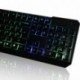 KLIM Chroma - Teclado Gaming en ESPAÑOL - USB - Alto rendimiento - Teclado Retroiluminado para Juegos - PC PS4 Windows Mac - 