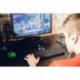 KLIM Chroma - Teclado Gaming en ESPAÑOL - USB - Alto rendimiento - Teclado Retroiluminado para Juegos - PC PS4 Windows Mac - 