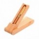 YaPeach Bolígrafo de Bambú, WD03 Bolígrafo de madera retráctil Artículo de artesanía elegante Caja de madera completa Set de 
