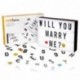 Cosi Home™ - Caja de Luz Cinematográfica Tamaño A4 con 100 Letras, Emojis, Emoticonos y Símbolos - Personaliza tu Propio Mens