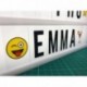 Cosi Home™ - Caja de Luz Cinematográfica Tamaño A4 con 100 Letras, Emojis, Emoticonos y Símbolos - Personaliza tu Propio Mens