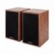 Auna Linie-300-SF-WN Altavoces HiFi de estantería pasivos de 2 vías 70W Potencia RMS, subwoofer 5", Home Cinema - Madera