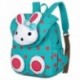 Mochila Infantil Para Bebes ReciéN Nacido Guarderia Saco Para Bebes Conejo Animales Verde Zoo NiñA