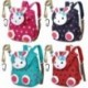 Mochila Infantil Para Bebes ReciéN Nacido Guarderia Saco Para Bebes Conejo Animales Verde Zoo NiñA