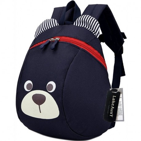 Mochila Infantil PequeñA Bebes Guarderia Perdidos-Anti ArnéS De Seguridad Del Perro Oso NiñO NiñA Azul