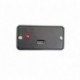 Grabador de voz eoqo® Mini Analog Telephone, Grabador de voz de teléfono con tarjeta Micro SD, Grabador de teléfono Super Min