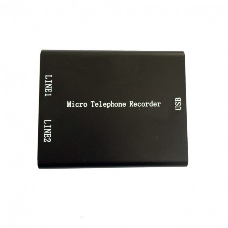 Grabador de voz eoqo® Mini Analog Telephone, Grabador de voz de teléfono con tarjeta Micro SD, Grabador de teléfono Super Min