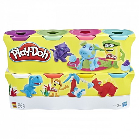 Play-Doh Pack de 8 Botes, Hasbro C3899EU4 