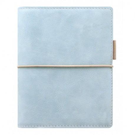 Filofax Domino SOFT – Agenda archivador de bolsillo con anillas , color azul