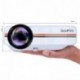 Proyector, Deeplee Mini Vídeo Proyector Portatil 1500 Lumens LCD HD 1080P USB HDMI VGA AV Multimedia Home Theater Proyector V