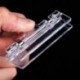 25 Paquetes Clips Giratorios de Plástico de Etiqueta Pinza de Signo de Mercancías Clip de Exhibición Stand de Soporte, Transp