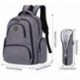 S-Zone 16 Bolsillos Beb¨¦ Pa?al Bolsa Organizador Resistente al Agua Oxford Tela Viaje Mochila con Almohadillas cambiantes y 