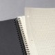 Sigel CO840 Cuaderno espiral, 24.6 x 30.1 cm, cuadriculado, Hardcover, negro, con separadores, CONCEPTUM