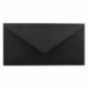 Neuser FarbenFroh Enveloppes DIN Long 220 x 110 mm, à patte gommée 50 Umschläge noir