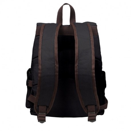 Ryaco - Mochila de Estilo Clásico, Mochilas Escolares para Portátiles - Negro, hasta 24L