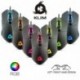 KLIM Aim Ratón Gaming Chroma RGB - Cable USB Personalizable de 500 a 7000 dpi Botones Programables - Diseñado para Todos los 