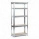 Estanterías resistente galvanizadas para garaje Racking Solutions 3 unidades, 150 kg por estante, 5 niveles, 1500 x 700 x 30