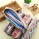 Cosanter 4 PCS Color Estuche Escolar Bolso del Almacenaje Bolso Cosméticos Caso Fresco Floral de Pluma del Satén Caja de Lápi