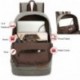 Travistar Mochilas Escolares Mochila para Portátil - Mochila de Lona con USB Puerto para Hombre y Mujer, se Adapta a hasta 15